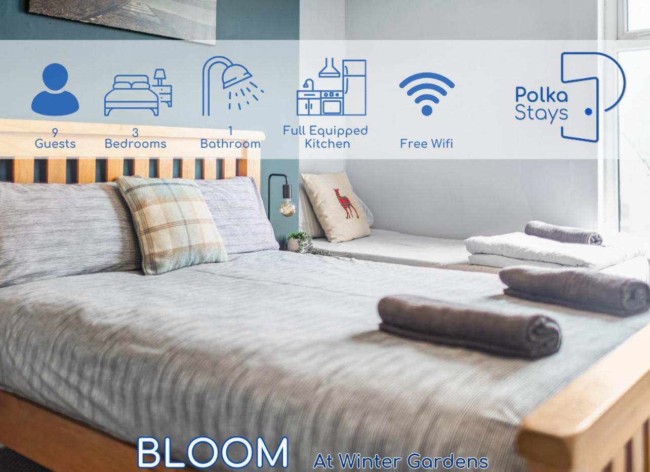 Polkadot Winter Gardens - Large Modern Apartments In Blackpool By Polkastays מראה חיצוני תמונה